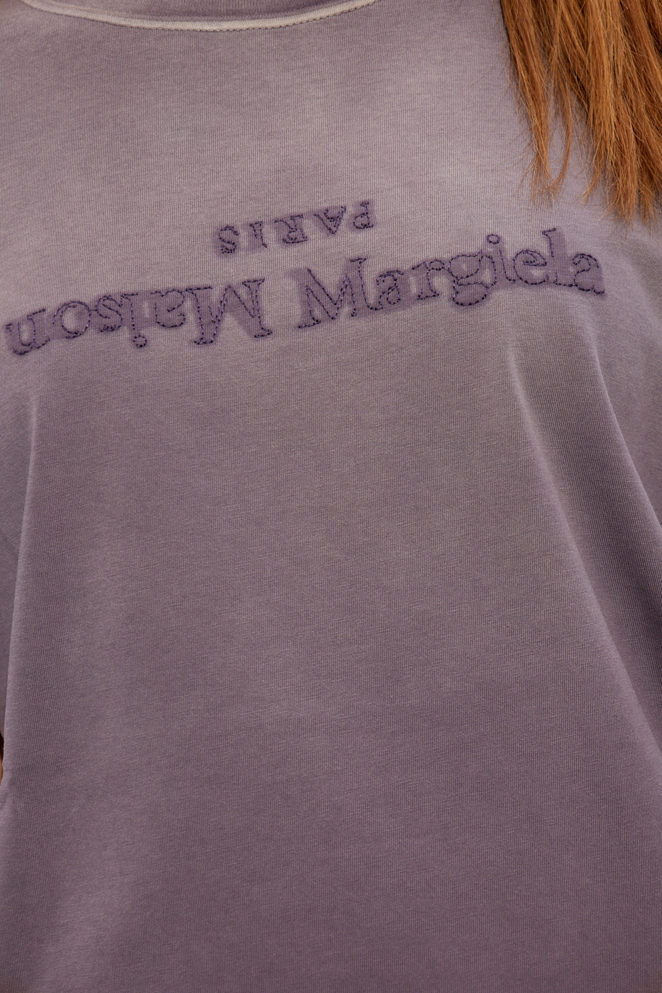 Tシャツ・カットソー MAISON MARGIELA Woman T-Shirt Violet S51GC0526S20079 969 Maison Margiela Outlet: T-shirt woman - Violet | Maison